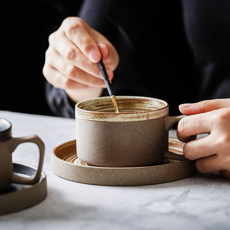 Steinzeug kaffee tasse